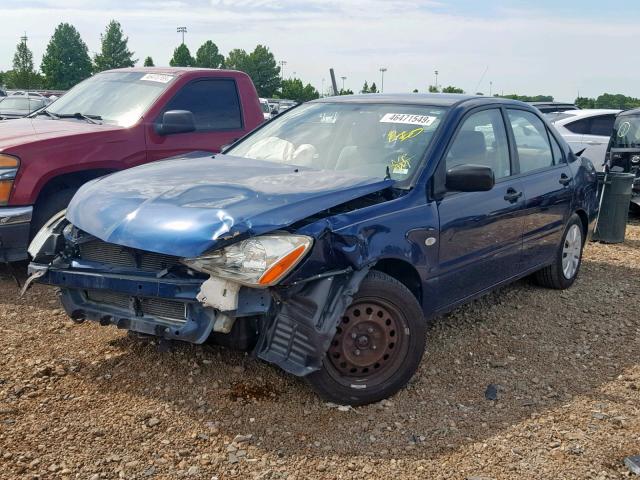 JA3AJ26E76U067260 - 2006 MITSUBISHI LANCER ES BLUE photo 2