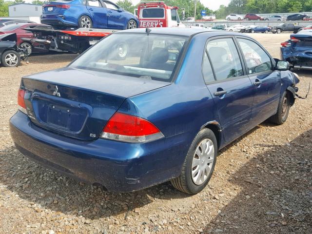 JA3AJ26E76U067260 - 2006 MITSUBISHI LANCER ES BLUE photo 4