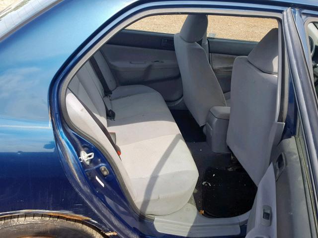 JA3AJ26E76U067260 - 2006 MITSUBISHI LANCER ES BLUE photo 6