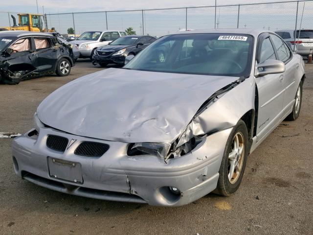 1G2WP52K1YF341812 - 2000 PONTIAC GRAND PRIX SILVER photo 2
