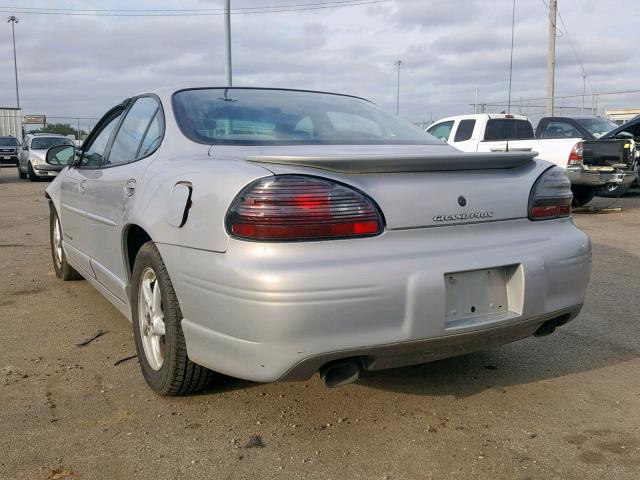 1G2WP52K1YF341812 - 2000 PONTIAC GRAND PRIX SILVER photo 3