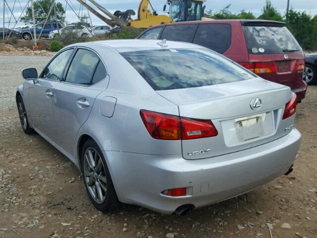 JTHBK262482062085 - 2008 LEXUS IS 250 SILVER photo 3