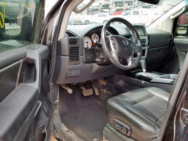 1N6BA0EC4EN516054 - 2014 NISSAN TITAN S BLACK photo 9