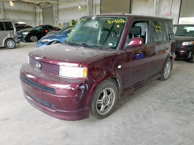 JTLKT324354011273 - 2005 TOYOTA SCION XB 勃艮第红 照片 2