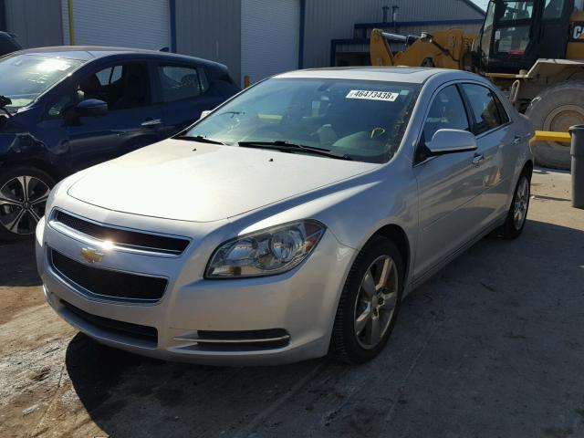 1G1ZD5E04CF142170 - 2012 CHEVROLET MALIBU 2LT SILVER photo 2