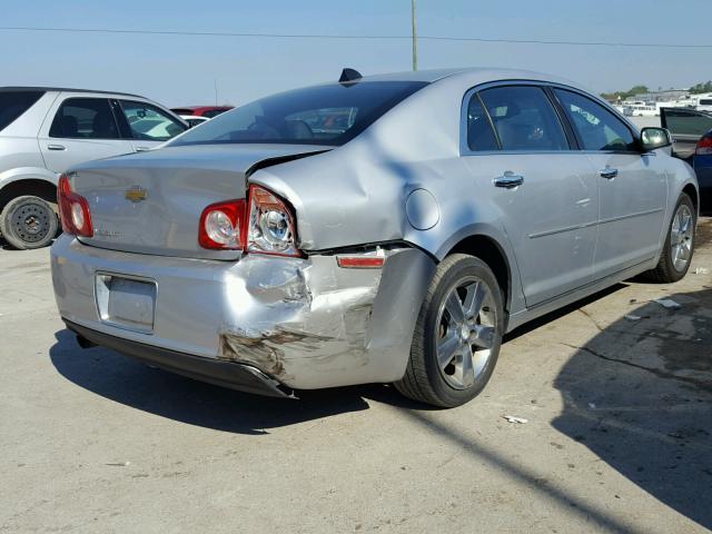 1G1ZD5E04CF142170 - 2012 CHEVROLET MALIBU 2LT SILVER photo 4