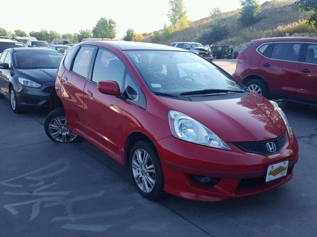 JHMGE8H56BC013592 - 2011 HONDA FIT SPORT RED photo 1