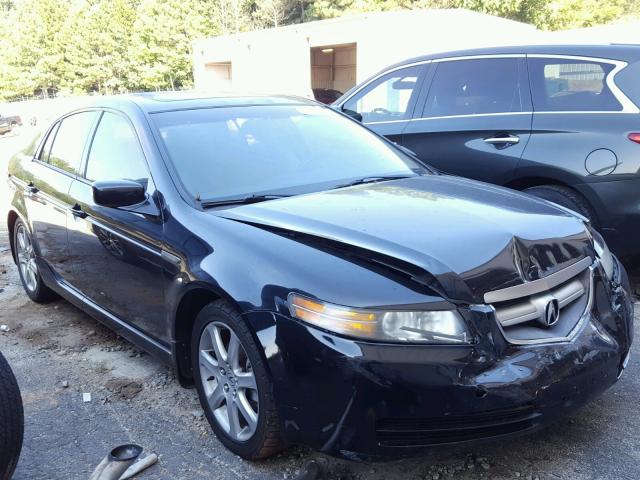 19UUA662X5A017952 - 2005 ACURA TL BLACK photo 1