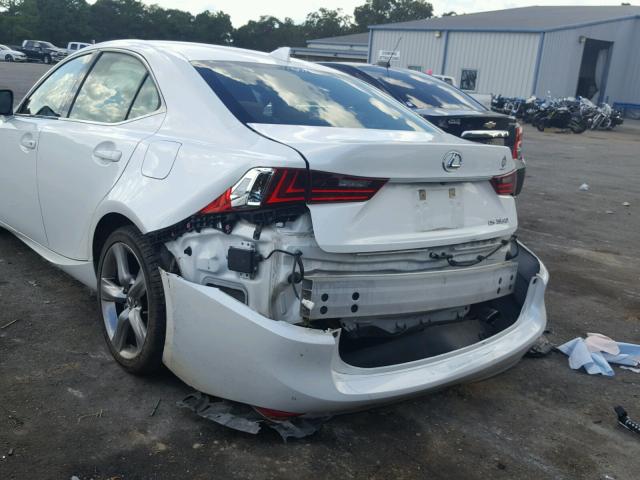 JTHBE1D25E5002248 - 2014 LEXUS IS 350 WHITE photo 9