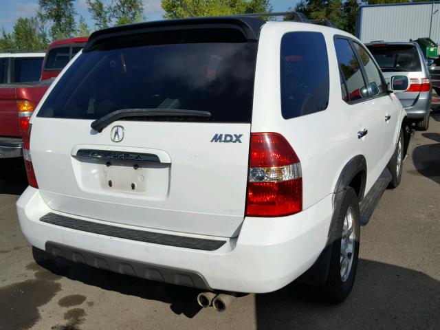 2HNYD186X2H531883 - 2002 ACURA MDX TOURIN WHITE photo 4