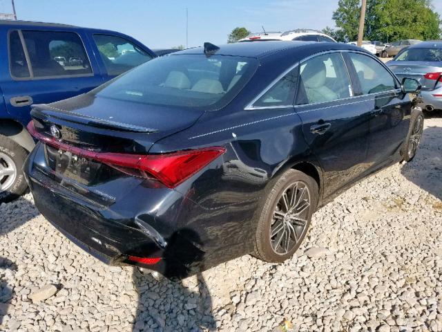 4T1BZ1FB6KU022864 - 2019 TOYOTA AVALON XLE BLACK photo 4