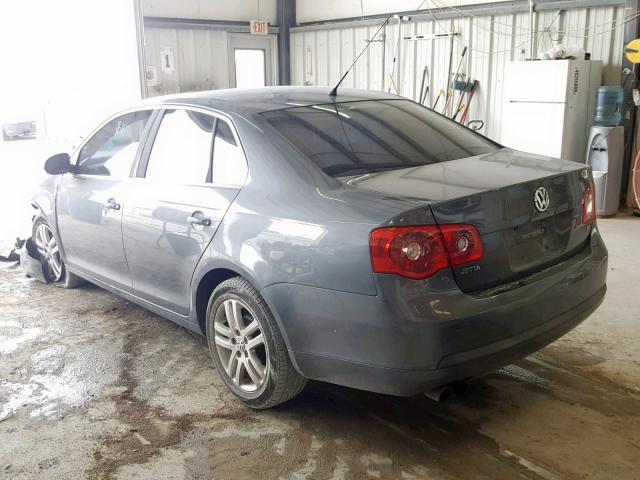 3VWEF71KX7M067402 - 2007 VOLKSWAGEN JETTA WOLF GRAY photo 3