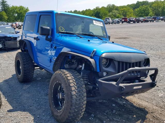 1C4AJWBG2FL562228 - 2015 JEEP WRANGLER S ლურჯი ფოტო 1