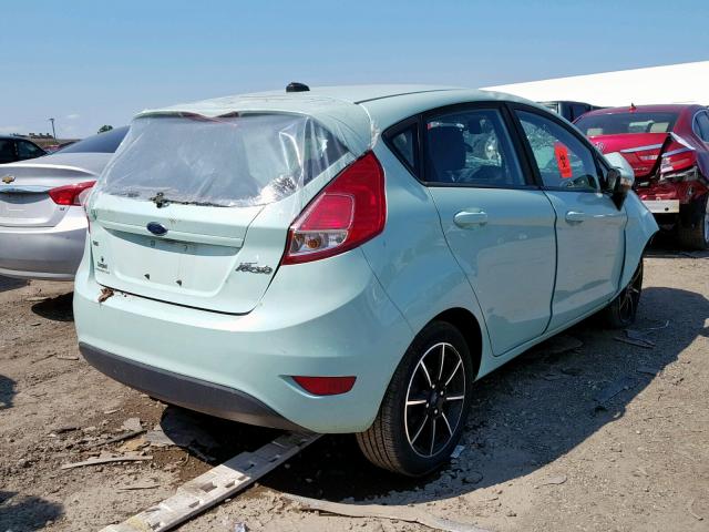 3FADP4EJXHM157572 - 2017 FORD FIESTA SE TURQUOISE photo 4