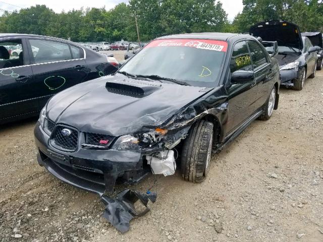 JF1GD70696L522574 - 2006 SUBARU IMPREZA WR BLACK photo 2