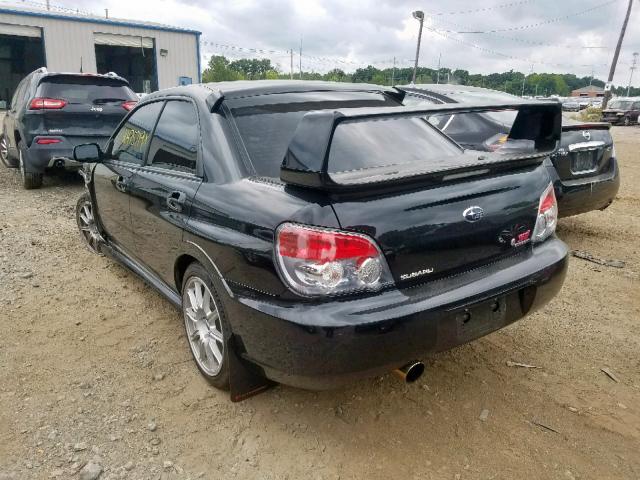 JF1GD70696L522574 - 2006 SUBARU IMPREZA WR BLACK photo 3