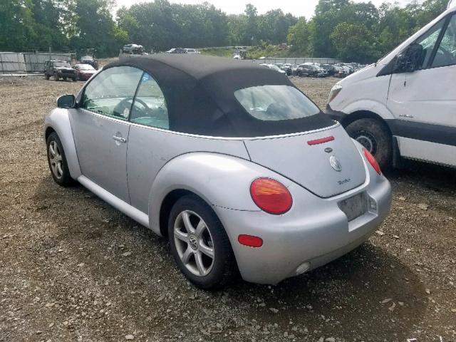 3VWCD21Y84M304467 - 2004 VOLKSWAGEN NEW BEETLE ვერცხლისფერი ფოტო 3