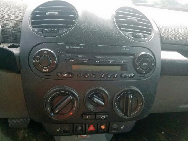 3VWCD21Y84M304467 - 2004 VOLKSWAGEN NEW BEETLE ვერცხლისფერი ფოტო 9