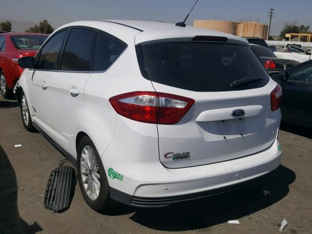 1FADP5CU4FL100608 - 2015 FORD C-MAX PREM WHITE photo 3