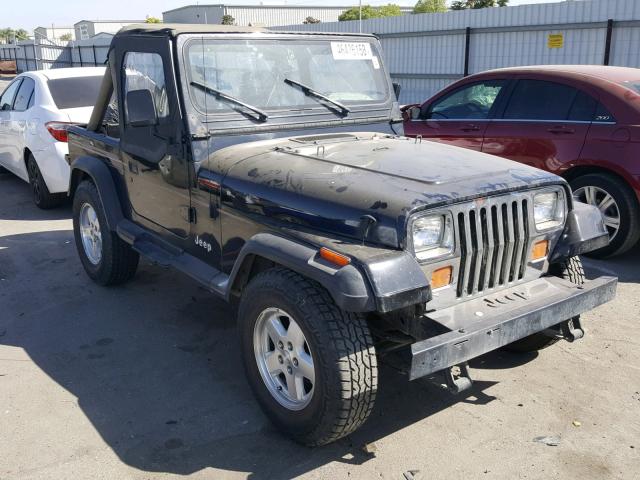 2J4FY19P3MJ155302 - 1991 JEEP WRANGLER / BLACK photo 1