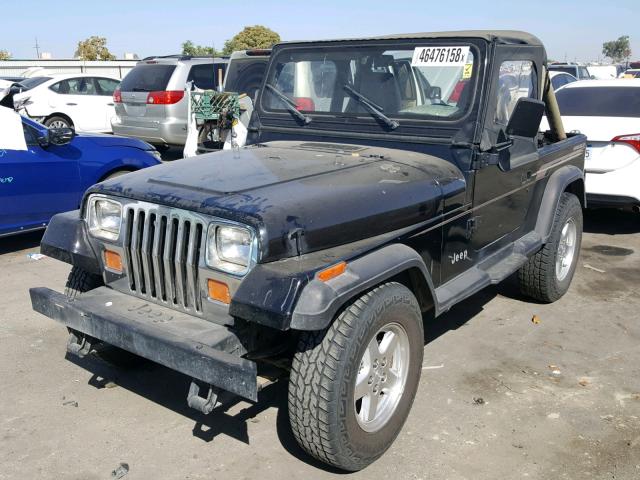 2J4FY19P3MJ155302 - 1991 JEEP WRANGLER / BLACK photo 2