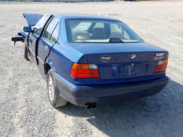 WBACD4328WAV62671 - 1998 BMW 328 I AUTO BLUE photo 3