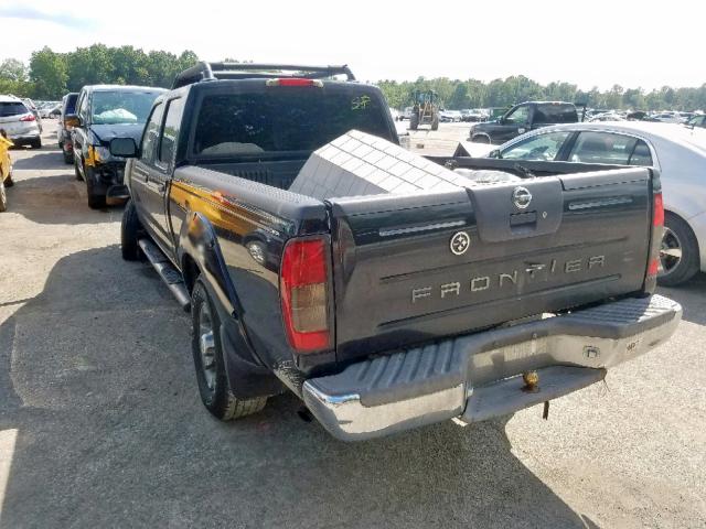 1N6ED29Y83C464166 - 2003 NISSAN FRONTIER C BLACK photo 3