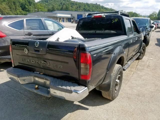 1N6ED29Y83C464166 - 2003 NISSAN FRONTIER C BLACK photo 4