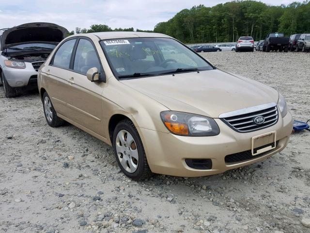 KNAFE222395659001 - 2009 KIA SPECTRA EX GOLD photo 1