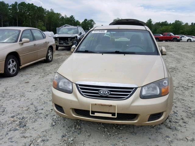 KNAFE222395659001 - 2009 KIA SPECTRA EX GOLD photo 9