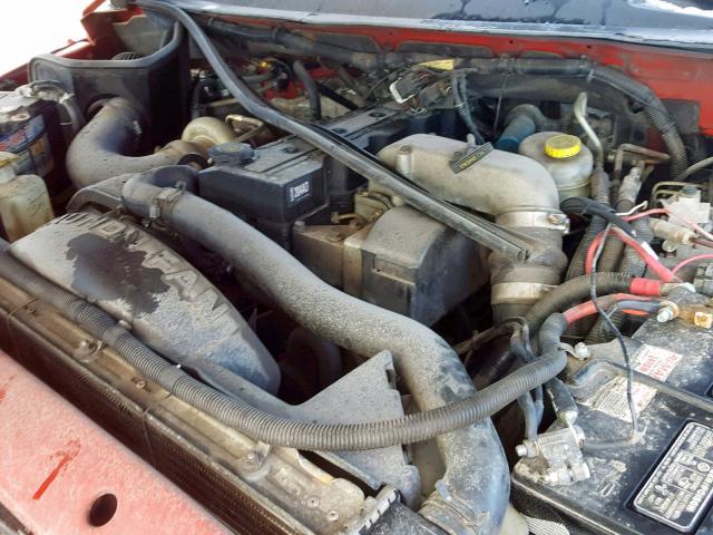 1B7MF33641J232159 - 2001 DODGE RAM 3500 RED photo 7