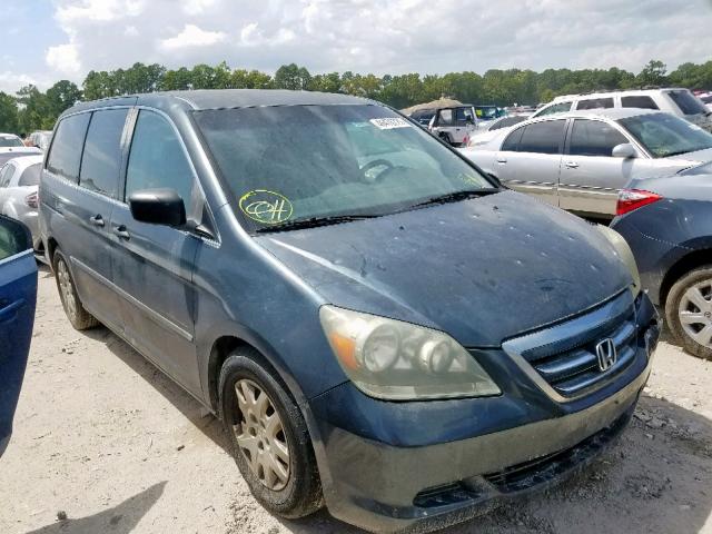 5FNRL382X6B002094 - 2006 HONDA ODYSSEY LX GRAY photo 1