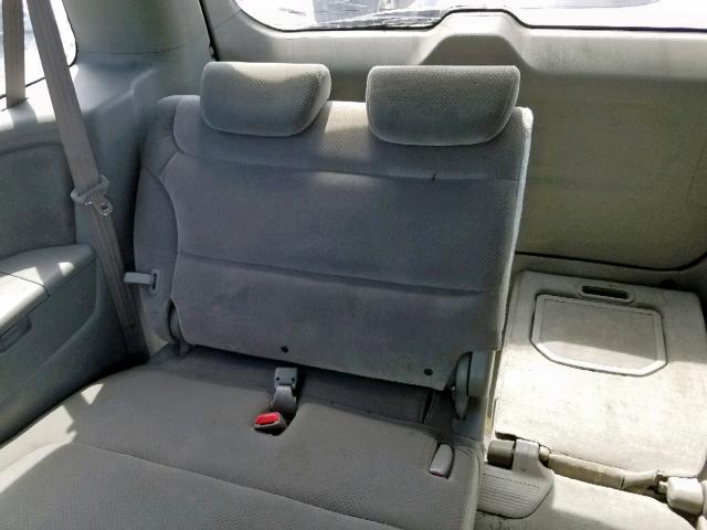 5FNRL382X6B002094 - 2006 HONDA ODYSSEY LX GRAY photo 9