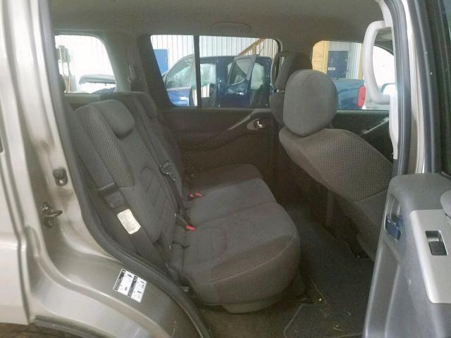 5N1AR18W17C602239 - 2007 NISSAN PATHFINDER TAN photo 6