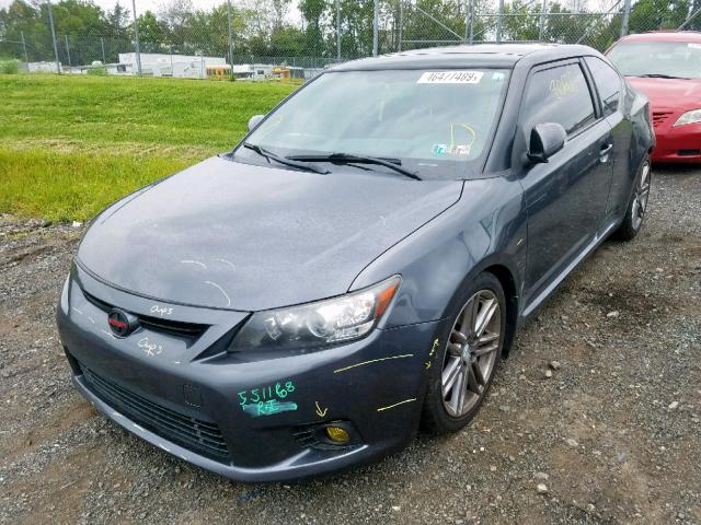 JTKJF5C70D3056185 - 2013 TOYOTA SCION TC ნაცრისფერი ფოტო 2