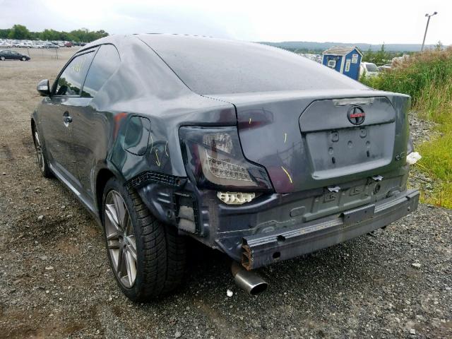 JTKJF5C70D3056185 - 2013 TOYOTA SCION TC ნაცრისფერი ფოტო 3
