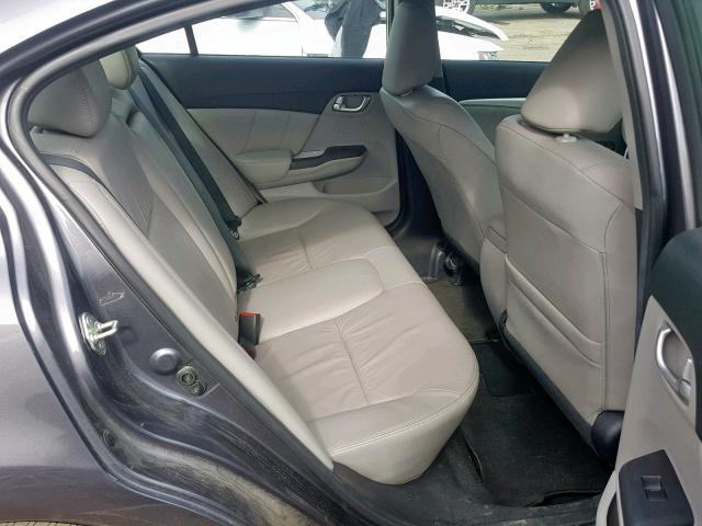 19XFB2F94EE001947 - 2014 HONDA CIVIC EXL 灰色 照片 6