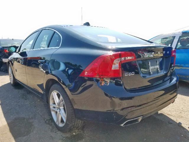 YV1612TBXF1314820 - 2015 VOLVO S60 PREMIE BLACK photo 3