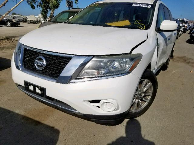 5N1AR2MNXEC612879 - 2014 NISSAN PATHFINDER WHITE photo 2