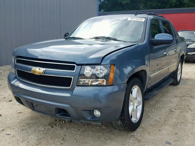 3GNEC32J49G228541 - 2009 CHEVROLET AVALANCHE BLUE photo 2