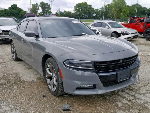 2C3CDXHG7HH503919 - 2017 DODGE CHARGER SX GRAY photo 1