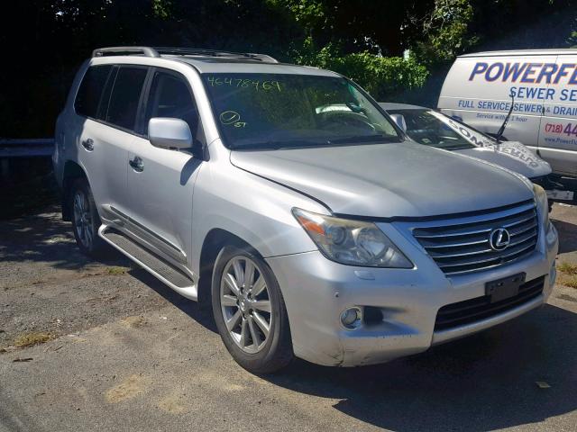 JTJHY7AXXA4053117 - 2010 LEXUS LX 570 SILVER photo 1