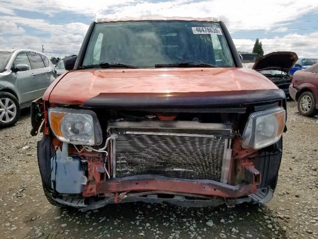 5J6YH28635L004740 - 2005 HONDA ELEMENT EX ORANGE photo 9