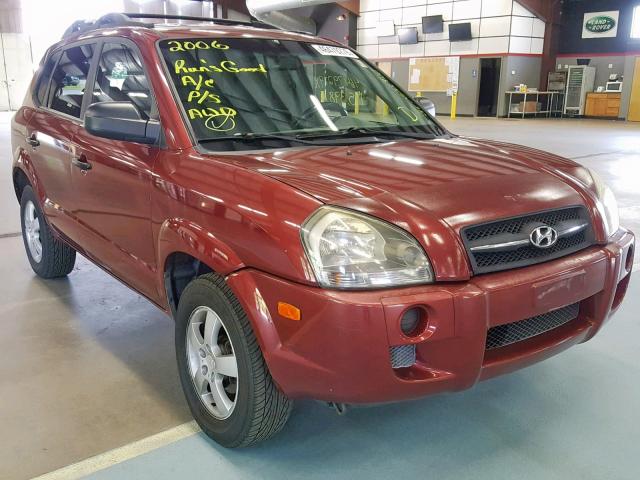 KM8JM12B36U284511 - 2006 HYUNDAI TUCSON GL RED photo 1