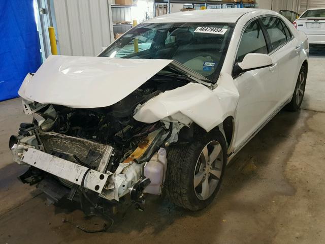 1G1ZC5EU1BF161540 - 2011 CHEVROLET MALIBU 1LT WHITE photo 2