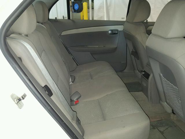 1G1ZC5EU1BF161540 - 2011 CHEVROLET MALIBU 1LT WHITE photo 6