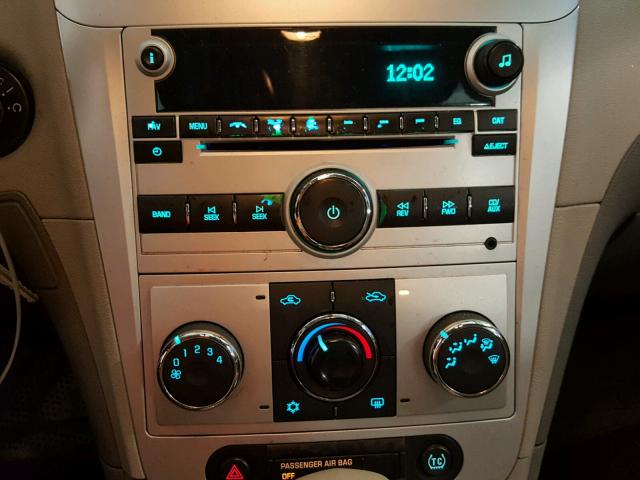 1G1ZC5EU1BF161540 - 2011 CHEVROLET MALIBU 1LT WHITE photo 9