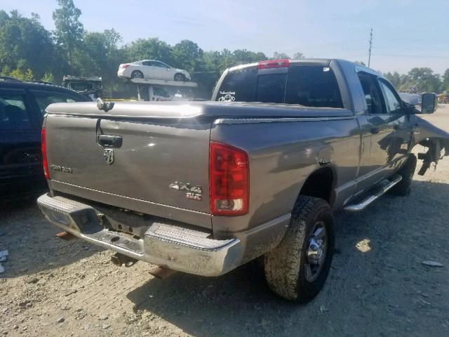 3D7KS29D86G158598 - 2006 DODGE RAM 2500 GRAY photo 4