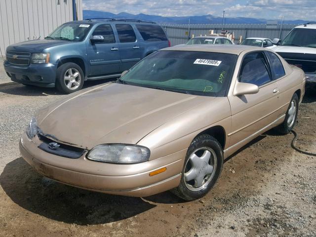 2G1WW12M3X9284358 - 1999 CHEVROLET MONTE CARL ოქროსფერი ფოტო 2