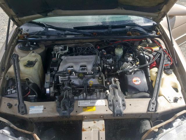 2G1WW12M3X9284358 - 1999 CHEVROLET MONTE CARL ოქროსფერი ფოტო 7